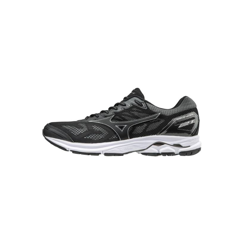 Buty Mizuno Wave Rider 21 czarno-srebrne Męskie SS18