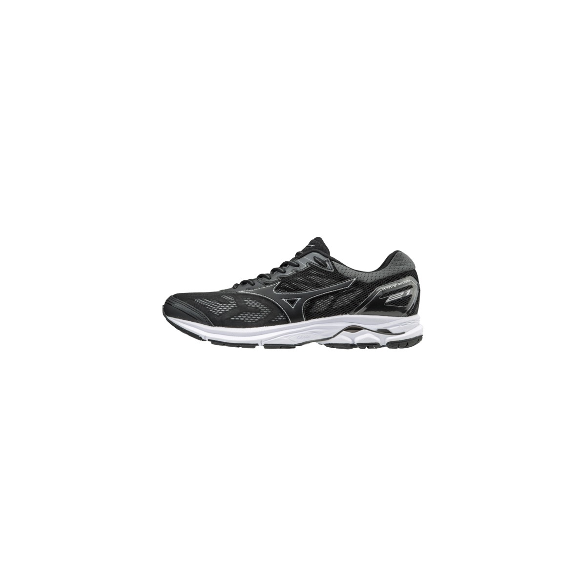 Scarpe Mizuno Wave Rider 21 Nero e Argento Uomo SS18