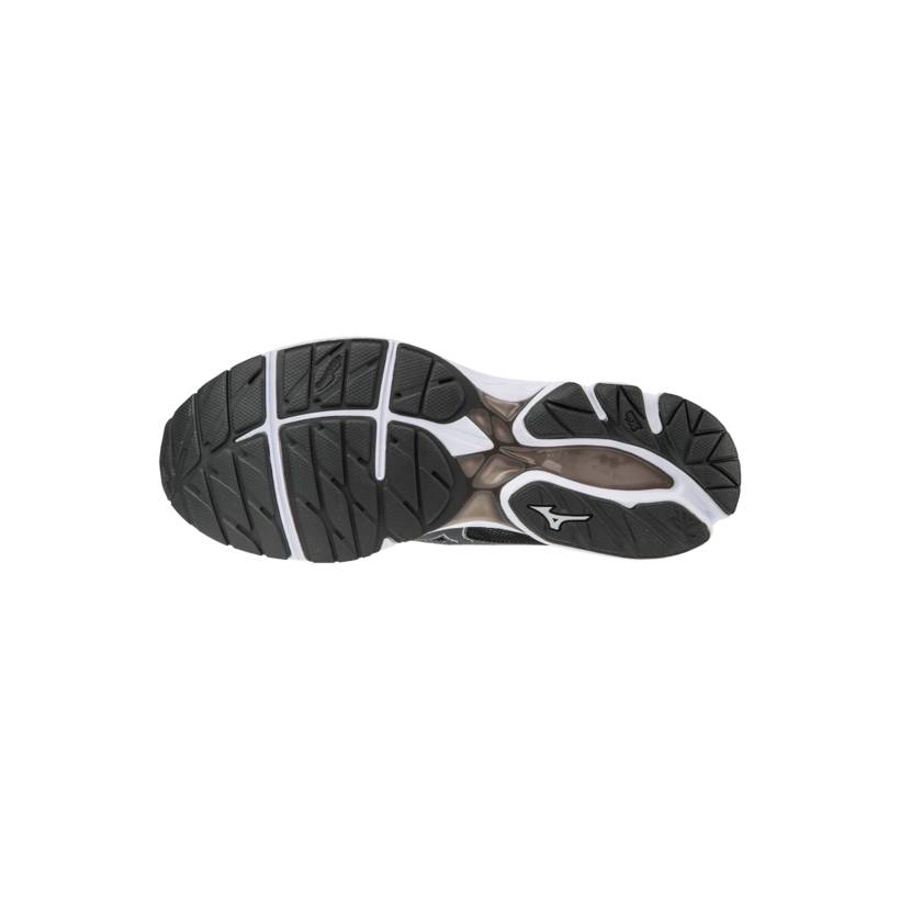 Mizuno Wave Rider 21 shoes black and silver Man SS18