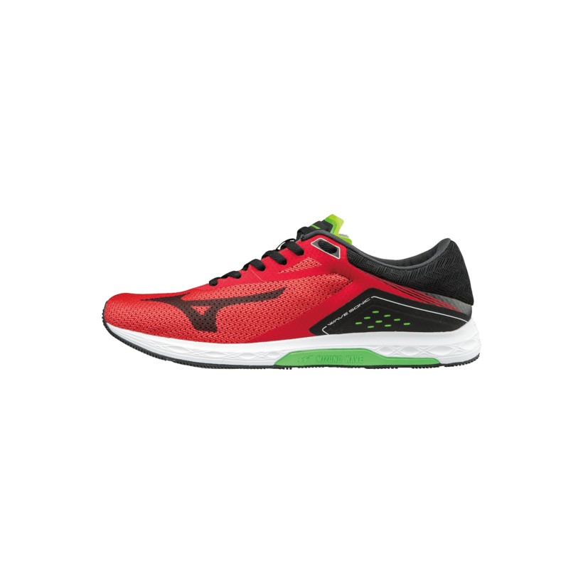 Mizuno Wave Sonic Red and Black Pv / 18 Men's Shoes