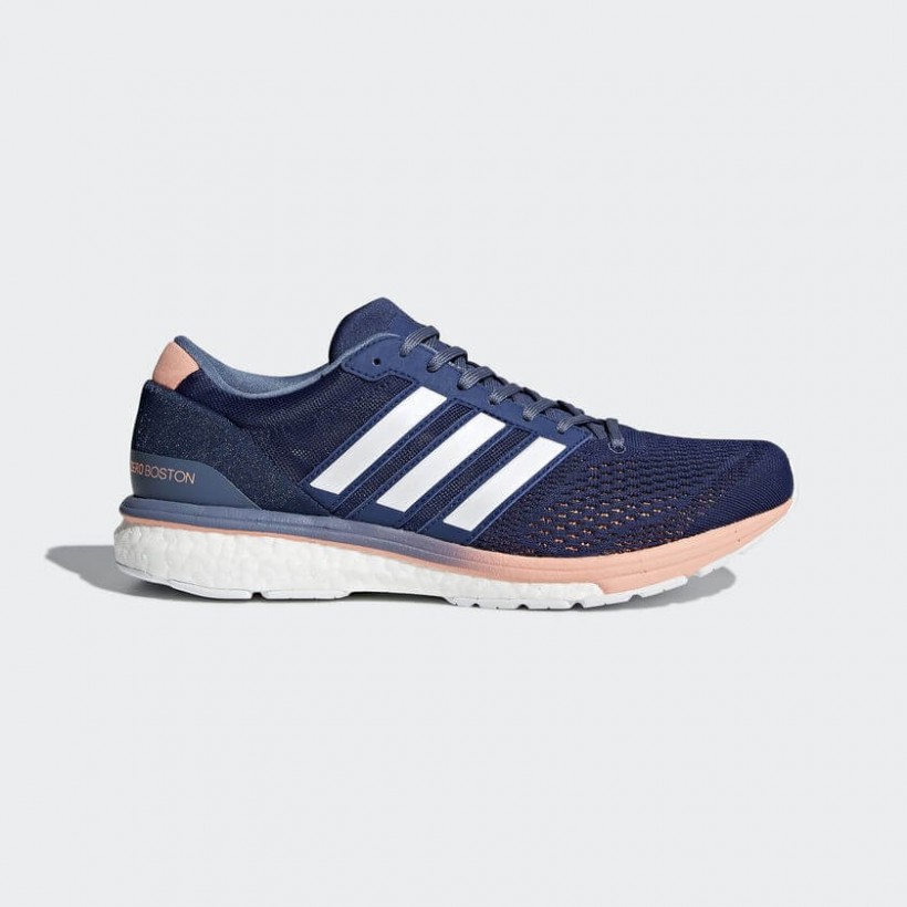 Adidas Boston 6 shoes blue and white Woman SS18