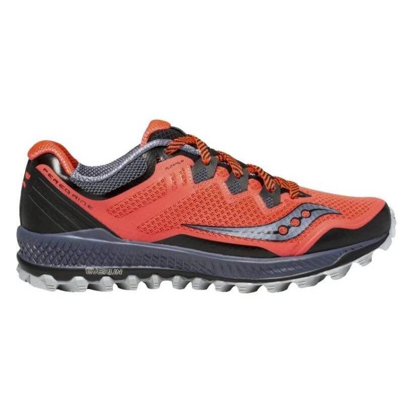 Saucony Peregrine 8 czerwony, czarny i szary Damski SS18