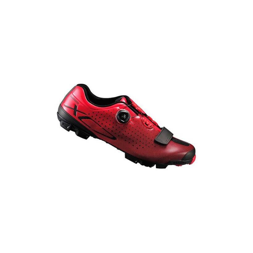 Tênis mtb Shimano XC7 vermelho 2017