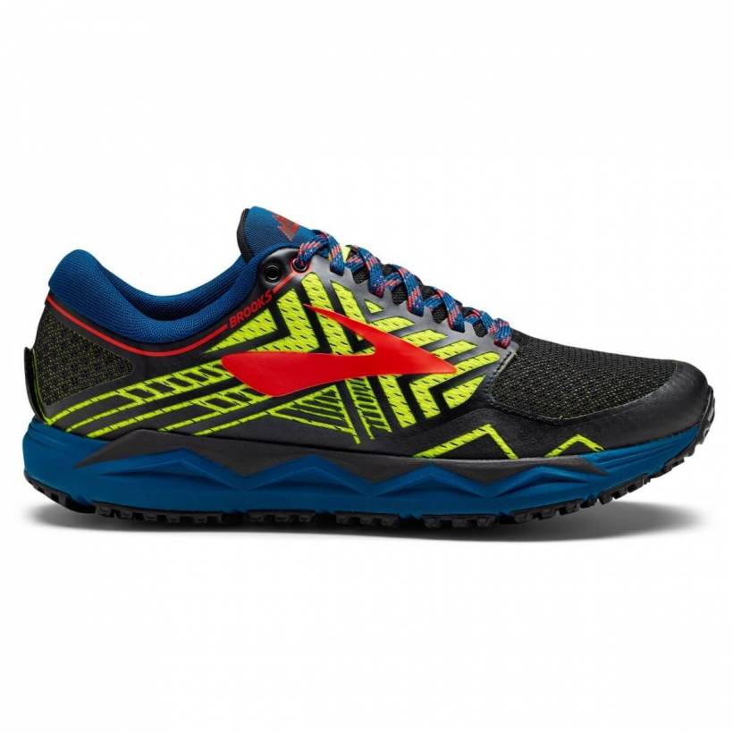 Sapato masculino Brooks Caldera 2 Trail azul/preto SS18
