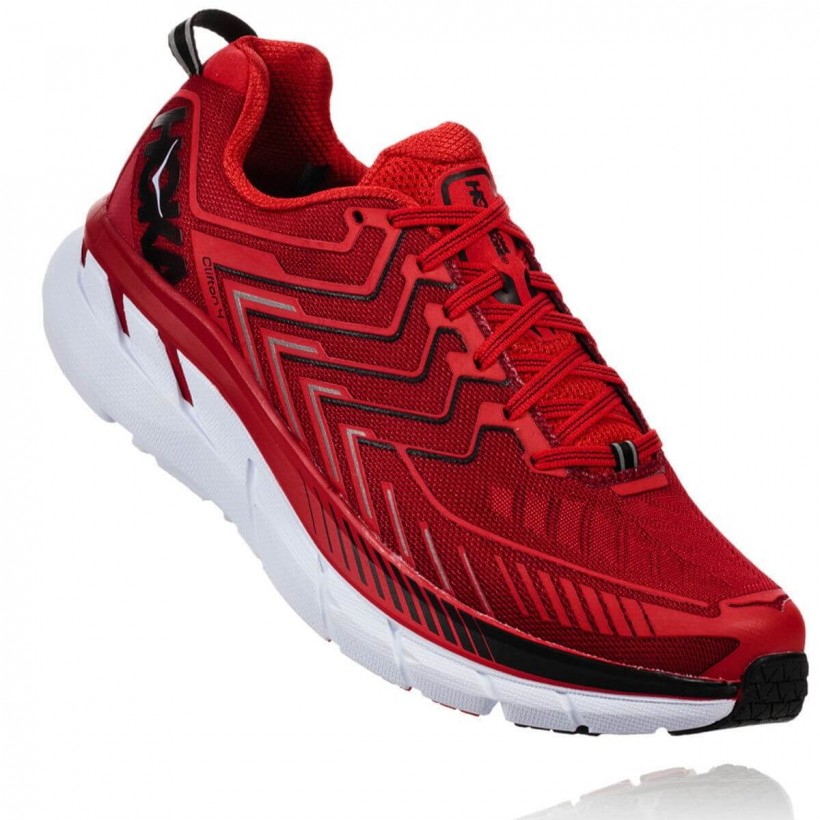 Hoka One One Clifton 4 SS18 Farbe Red Man Schuhe