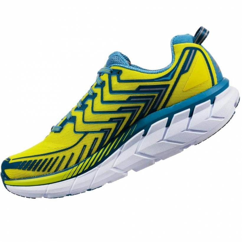 Hoka One One Clifton 4 SS18 Sulfur Yellow Men's Shoes