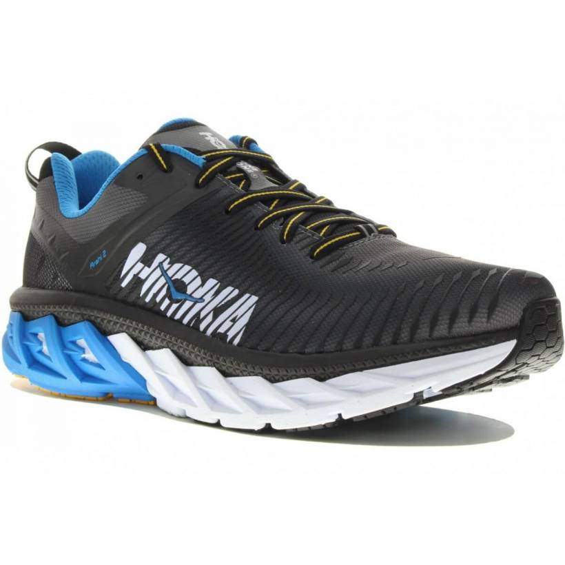 Chaussures Hoka One One Arahi 2 Noir / Bleu Homme SS18