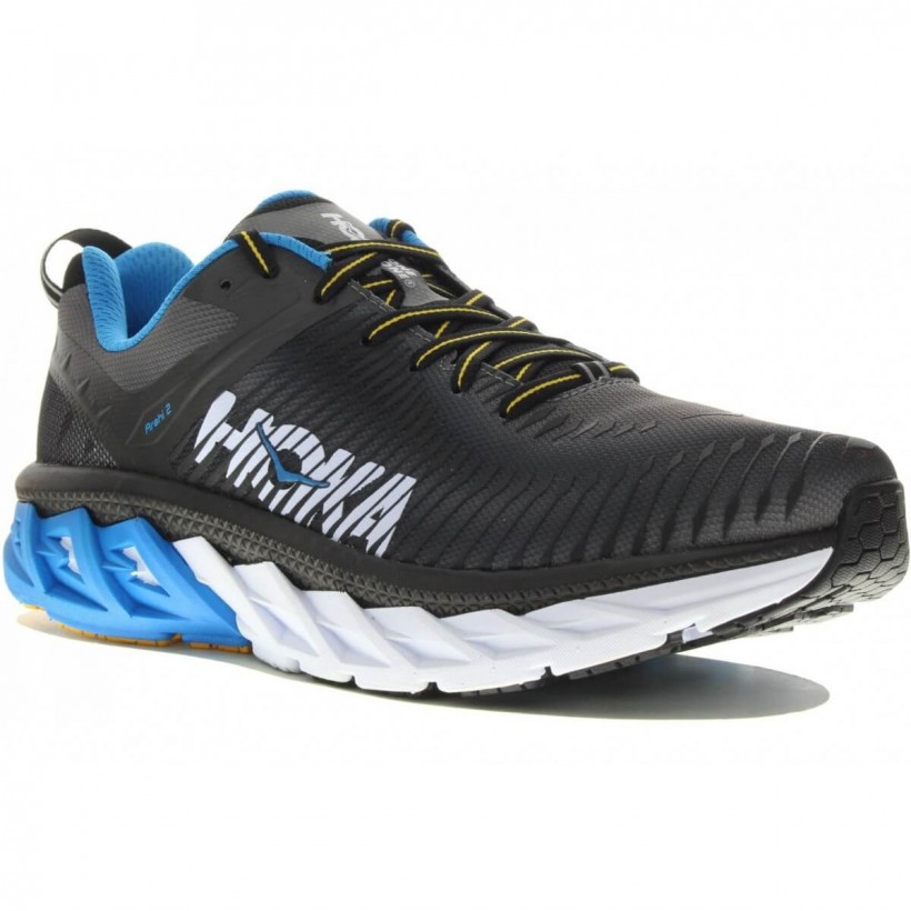 Hoka One One Arahi 2 Schwarz / Blau Mann SS18 Schuhe