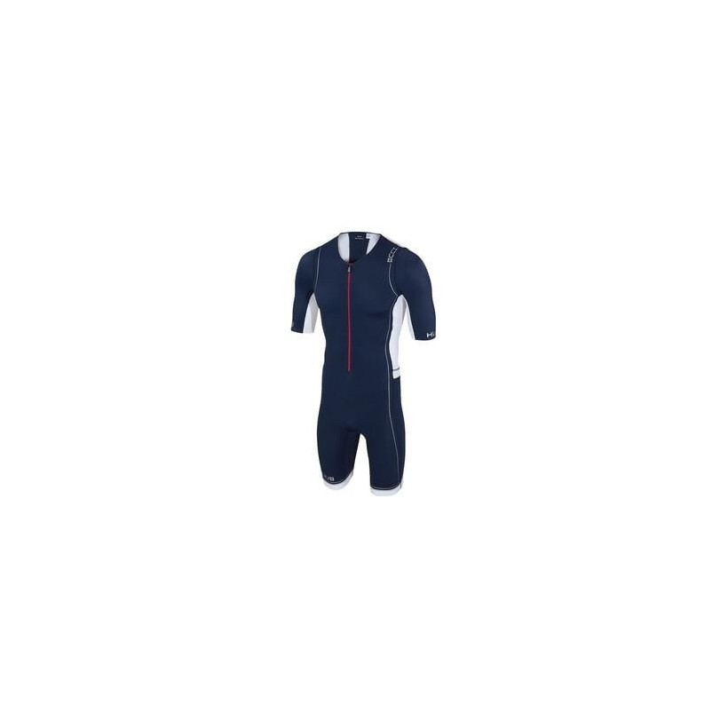 Tritraje HUUB core long course suit Azul/Blanco