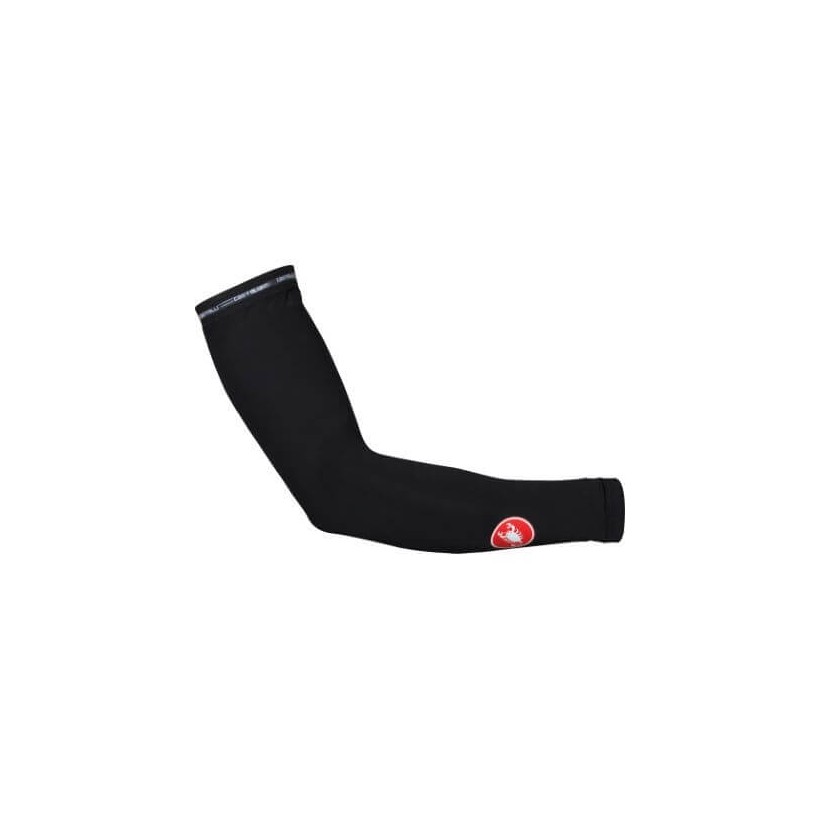 Brassard léger Castelli UPF 50+. Le noir