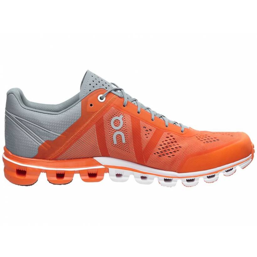 Chaussures ON Cloudflow Orange / Gris SS18