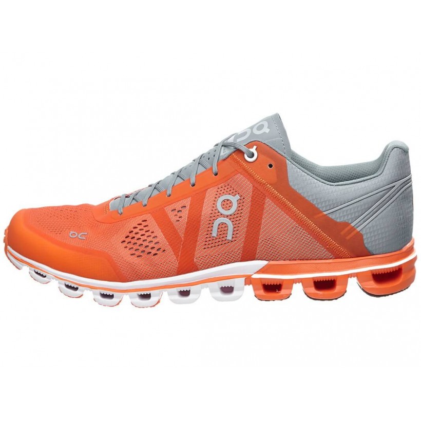 ON Cloudflow Orange Gray Shoes - 365Rider