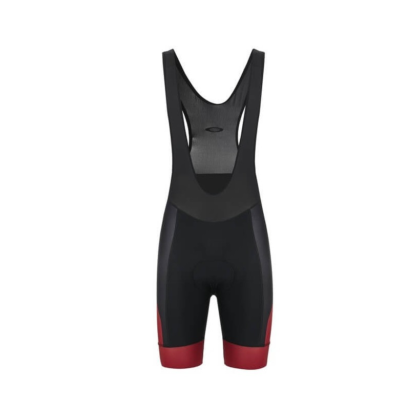 Oakley ColorBlock BIB Bib Shorts Black / Red