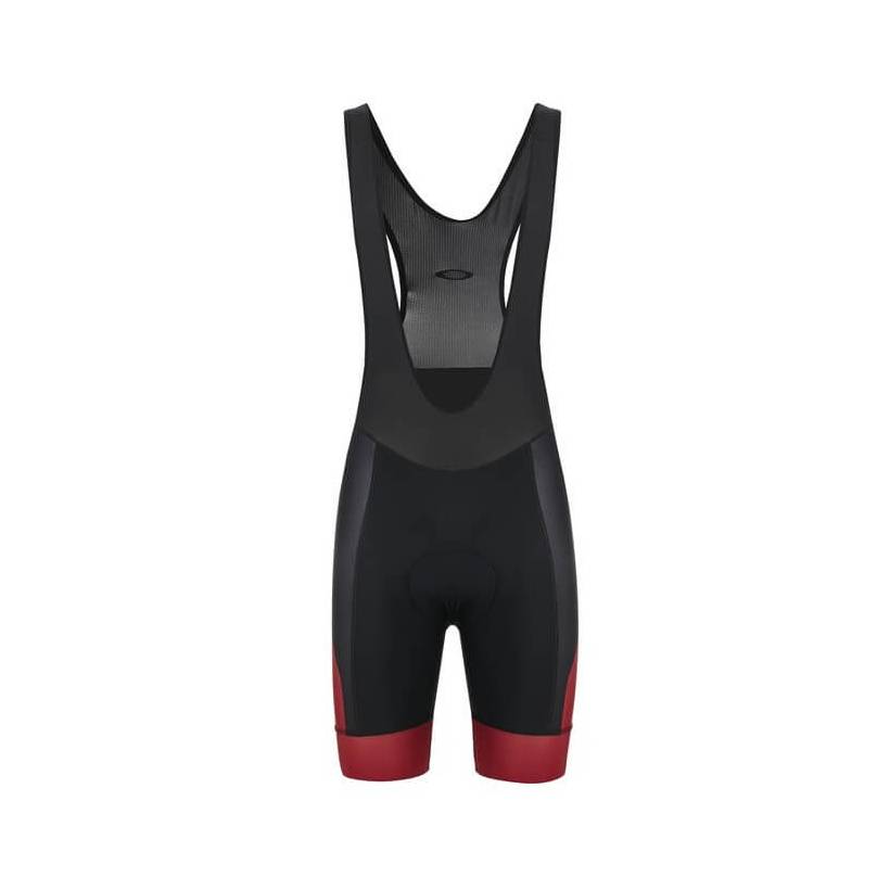 Spodenki na szelkach Oakley ColorBlock czarno-czerwone