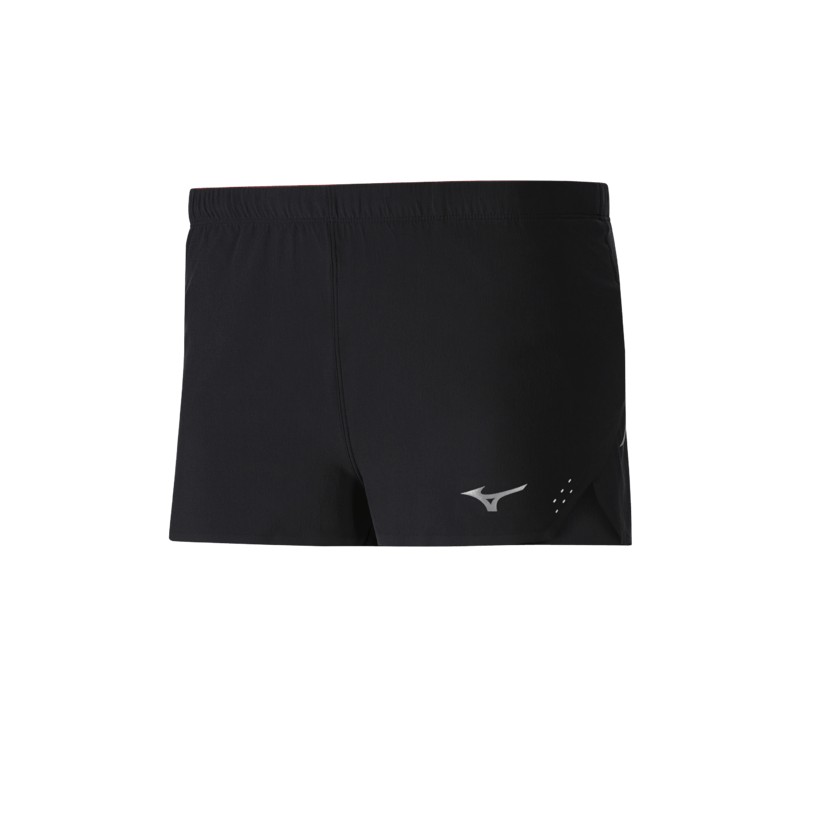 Mizuno Aero Split 1.5 Shorts Black