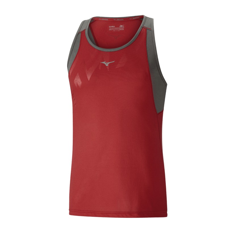 Mizuno Alpha Vent Red Tank Top