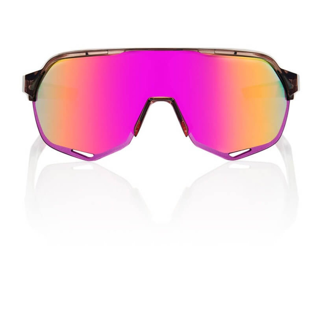 Glasses 100 S2 Polished Translucent Glass (PURPLE MIRROR LENS)
