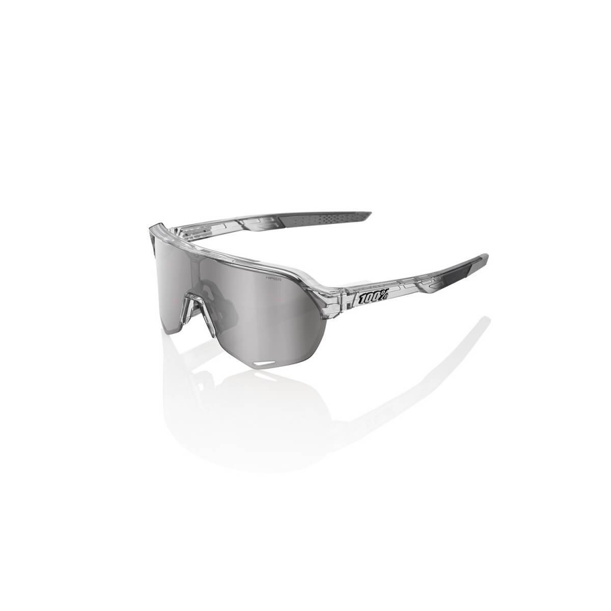 Silver L günstig Kaufen-Brille 100% S2 polierter durchscheinender grauer Kristall (HIPER SILVER MIRROR LENS). Brille 100% S2 polierter durchscheinender grauer Kristall (HIPER SILVER MIRROR LENS) <![CDATA[Brille 100% S2 polierter durchscheinender grauer Kristall (HIPER SILVER MIR