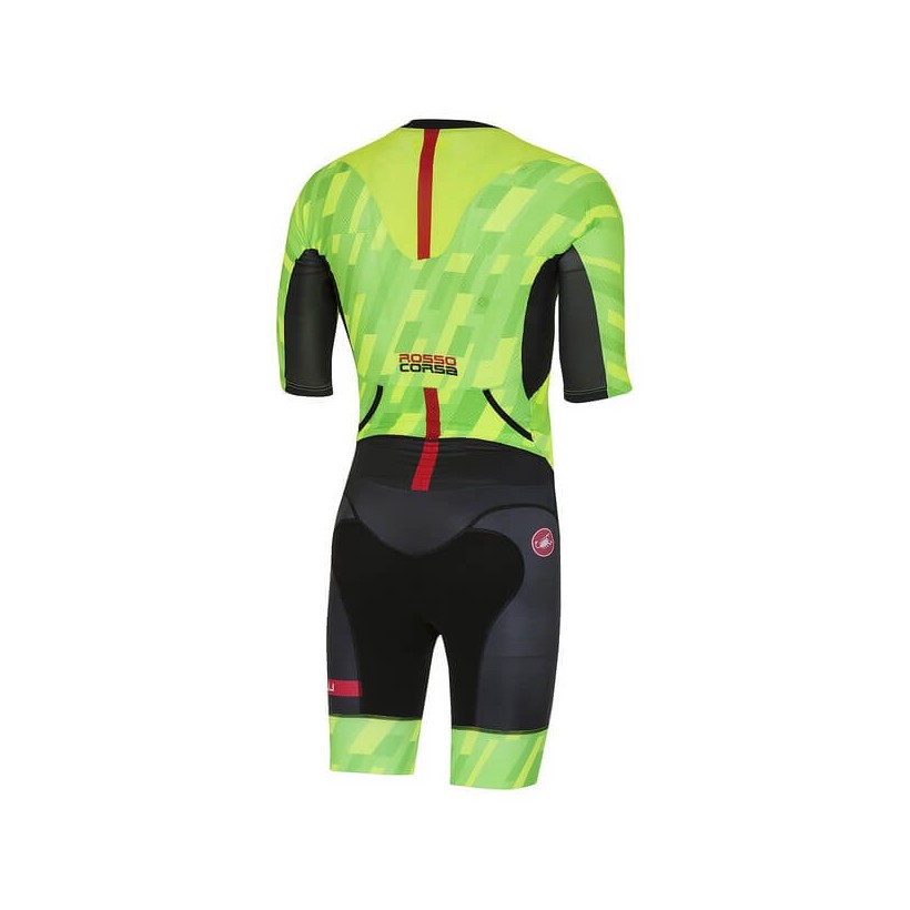 Tuta Castelli All Out Speed - Triathlon Verde Nera