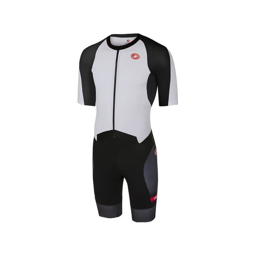 Castelli All Out Speed Suit - Triathlon White Black