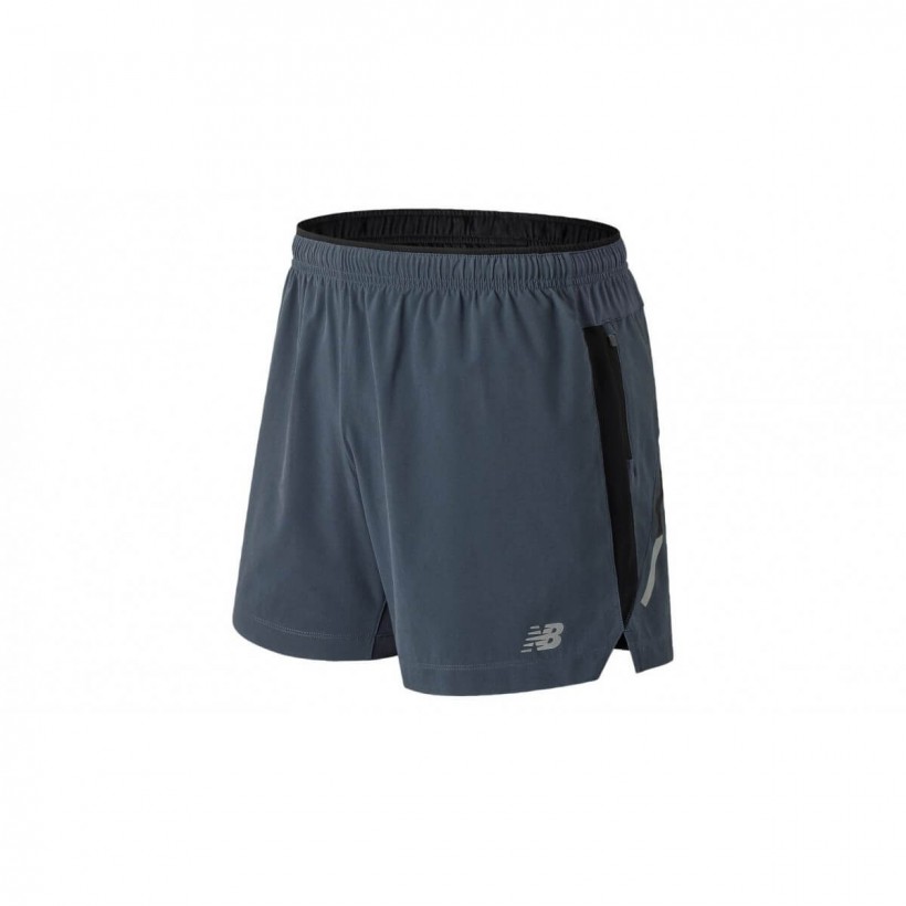 New Balance Impact 5in Szorty Szare