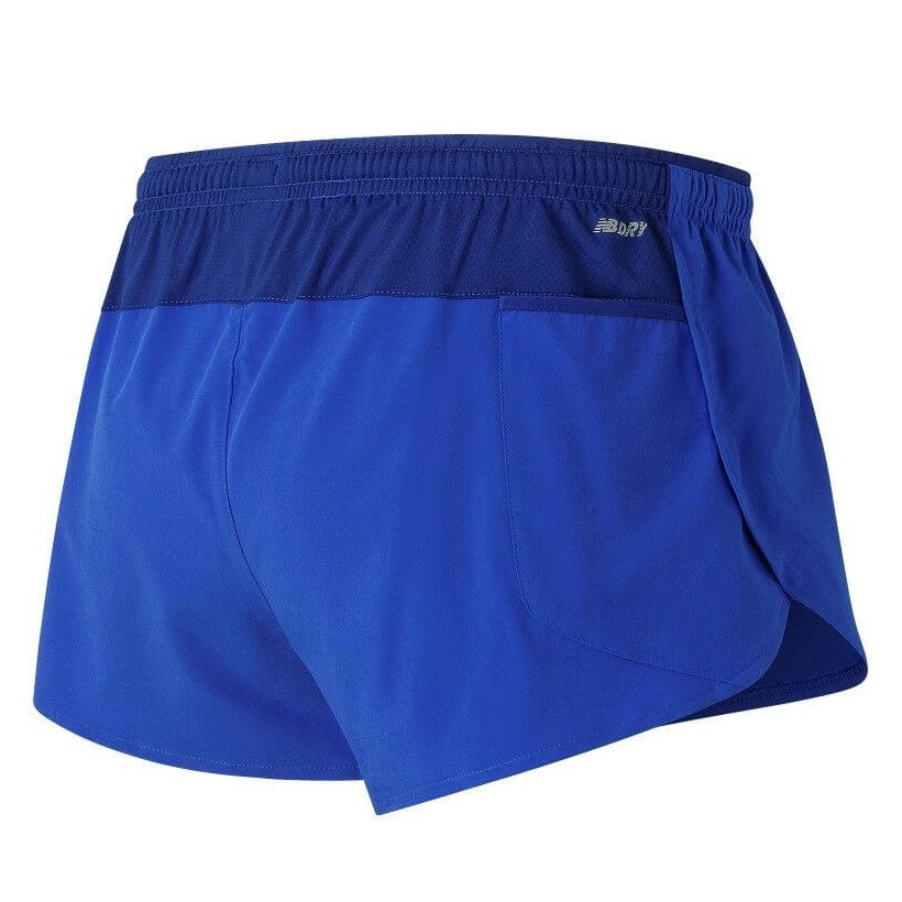 Shorts New Balance Blue impact split 3in man