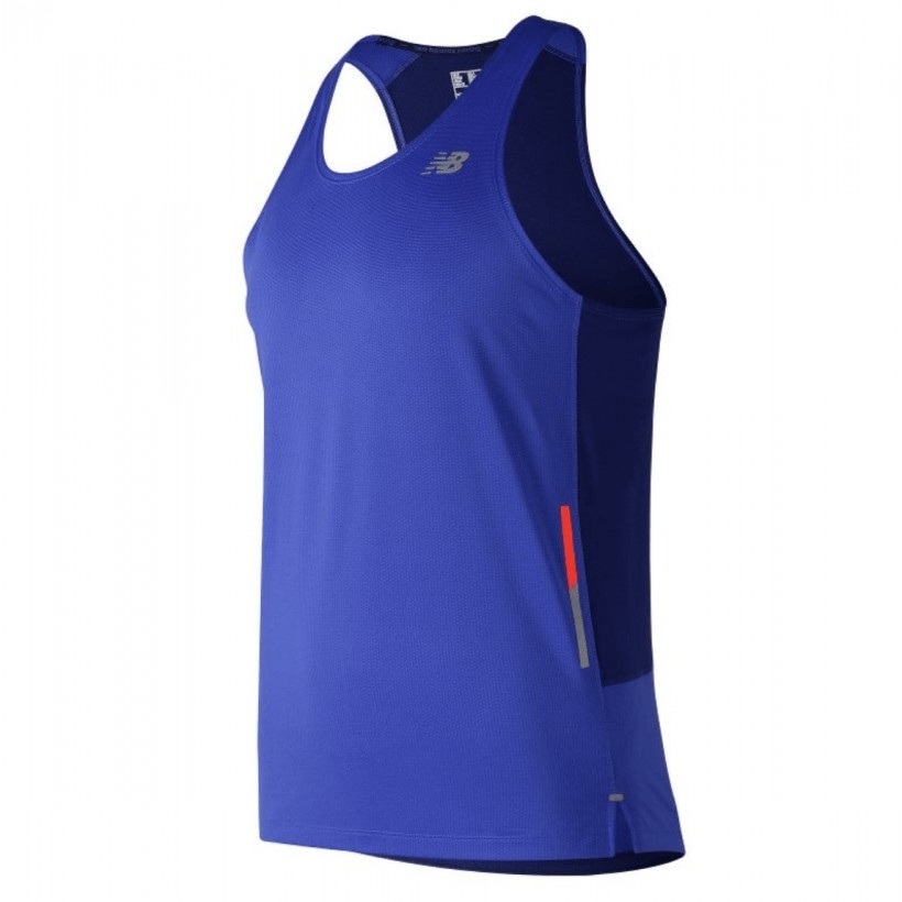 New Balance Ice 2.0 sleeveless t-shirt blue man