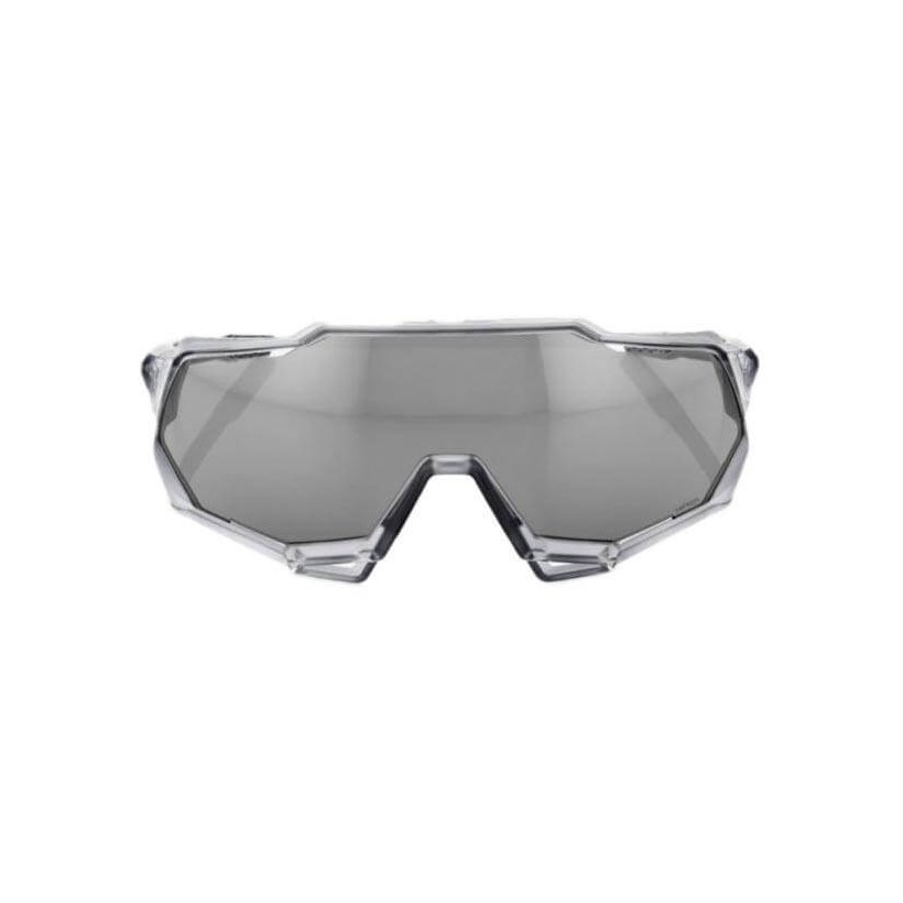 100% Speedtrap Translucent Grey Mirror Hyper Silver Objektiv