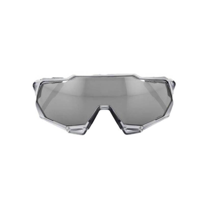 100% Speedtrap Gris translucido Lente Mirror hiper Silver