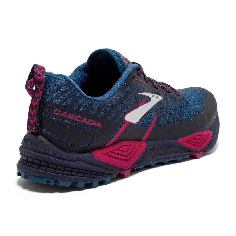 Brooks Cascadia 13 OI18 Verde Rosa Mujer