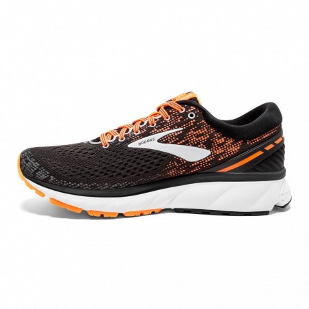 Brooks Ghost 11 shoes color Black Orange AW18