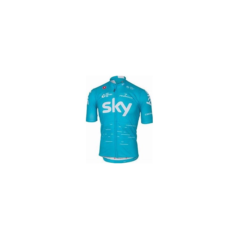 Castelli Team Sky Podio Light Blue Jersey