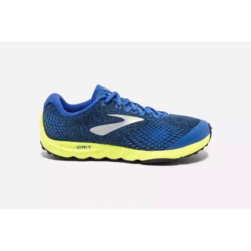 Zapatillas de Trail Brooks PureGrit 7 Azul/Lima OI18