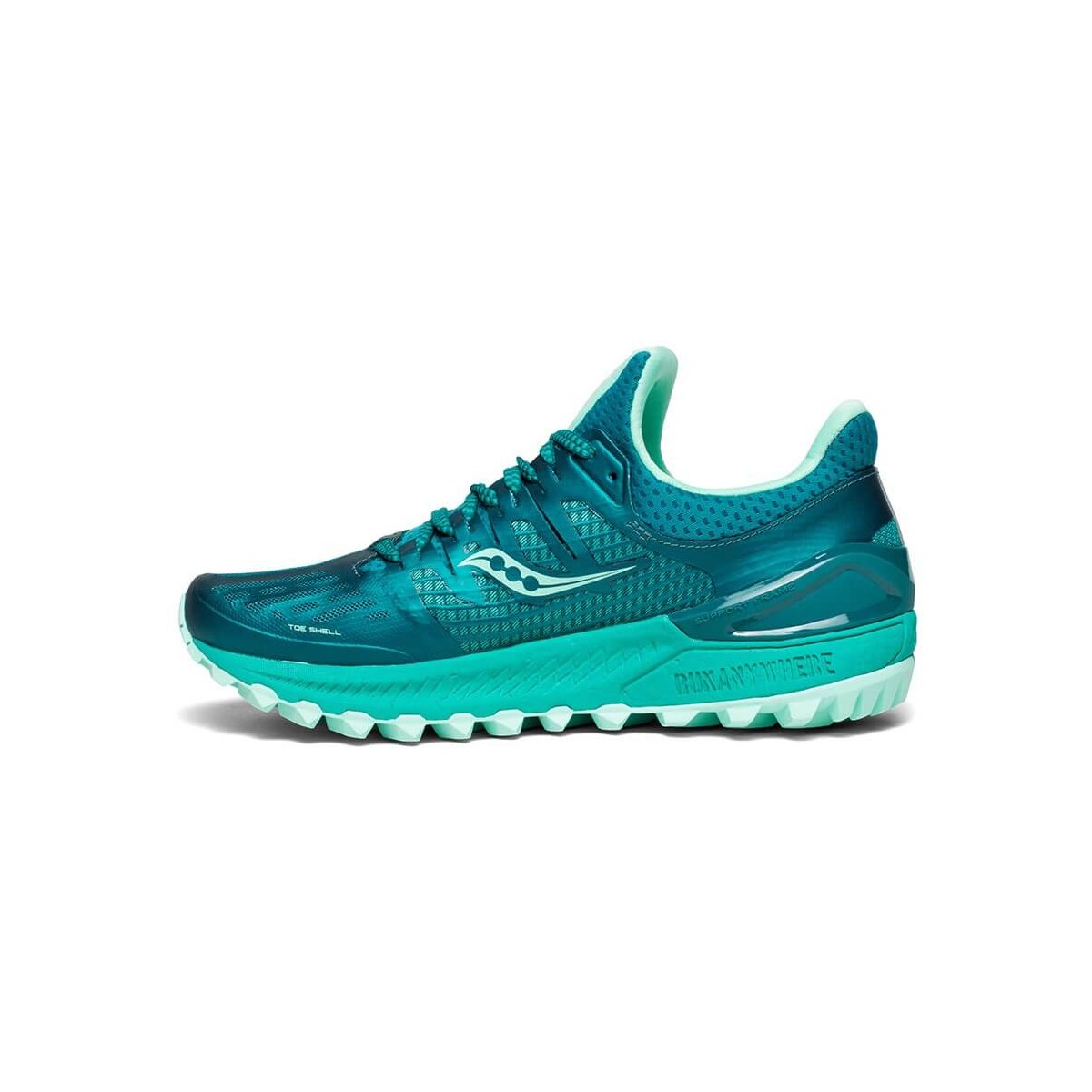 Zapatillas Saucony Xodus ISO 3 Verde Mujer OI18