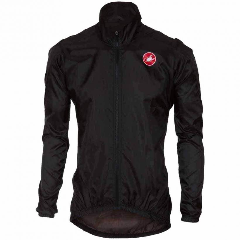 Jaqueta de chuva Castelli Squadra ER preta