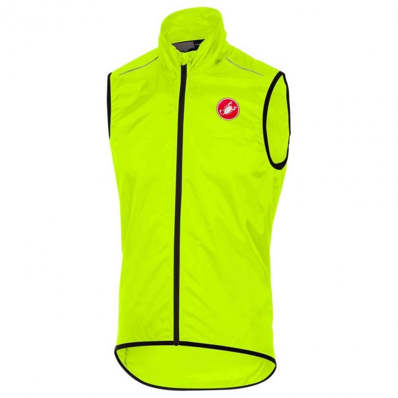 Castelli Squadra Long Vest Fluo Yellow