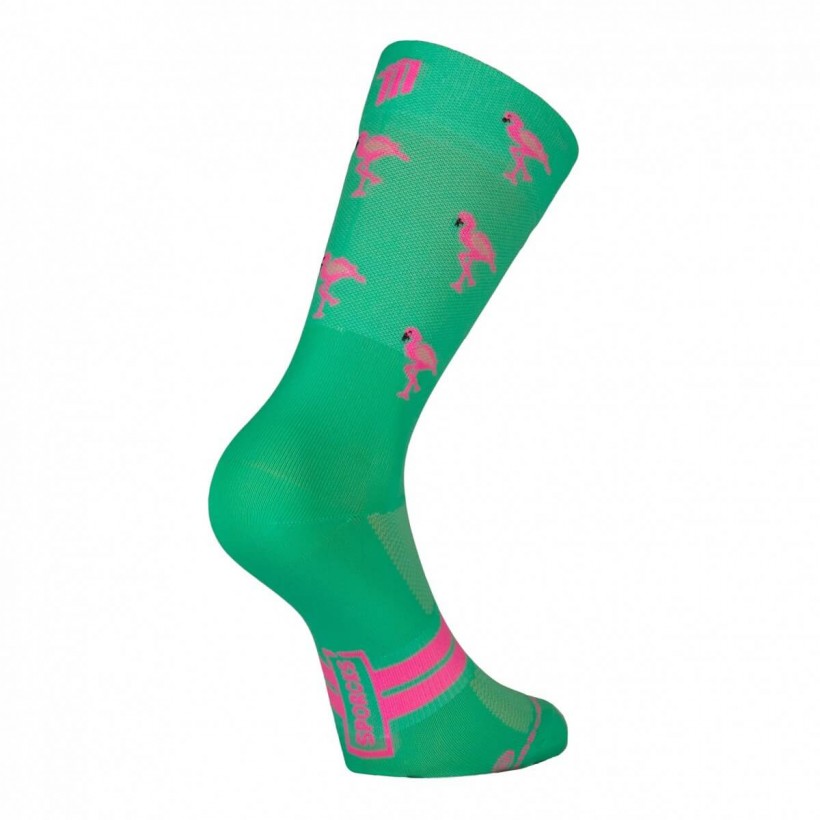 Sporcks Flamingo Green Sock