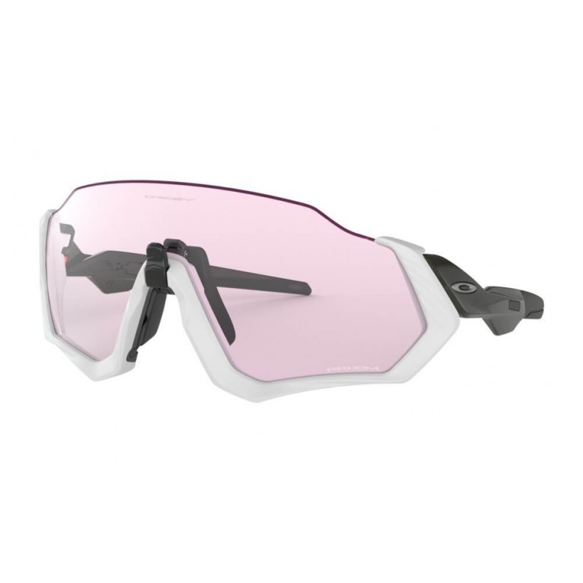 Oakley Flight Jacket Matte Grey Carbon Prizm Low Light Brille