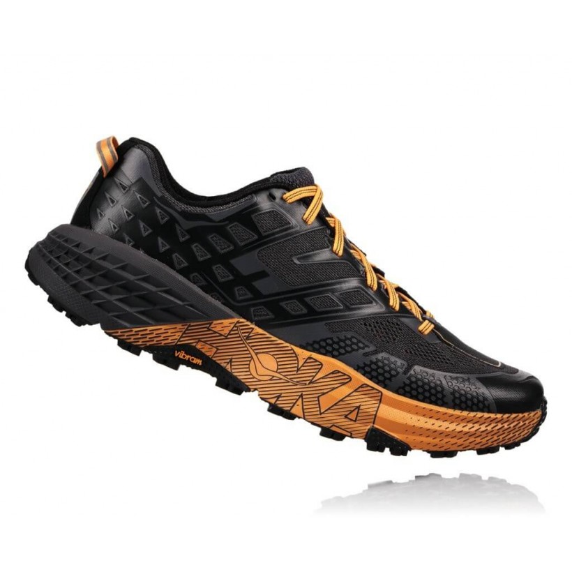Hoka One One SpeedGoat 2 AW18 Gray / Black Men's Trail Shoes