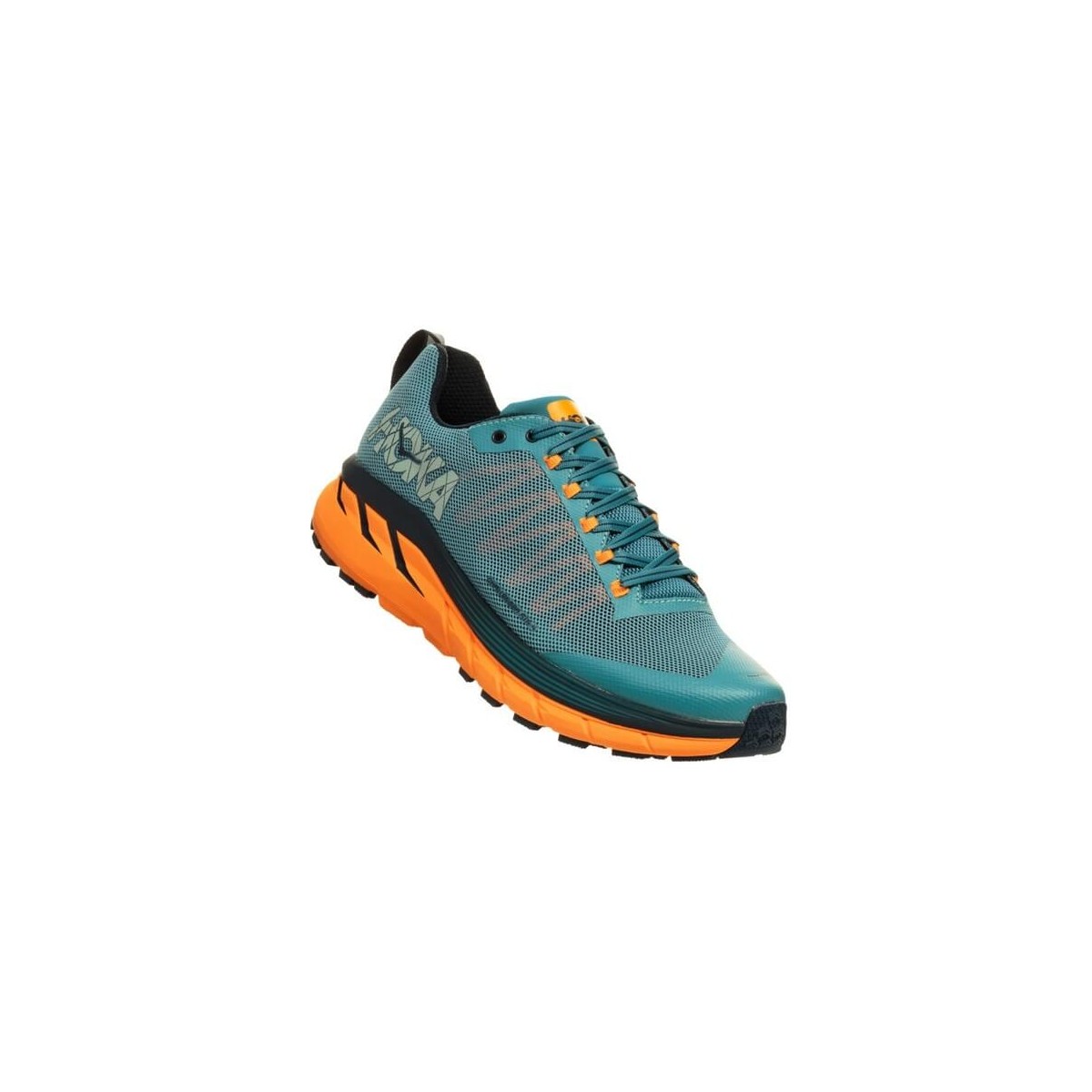 Hoka One One Challenger ATR 4 Bleu et Orange AW18 Chaussures de Trail