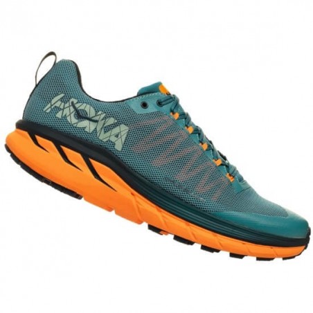 Hoka One One Challenger ATR 4 Blue and Orange AW18 Trail Shoes