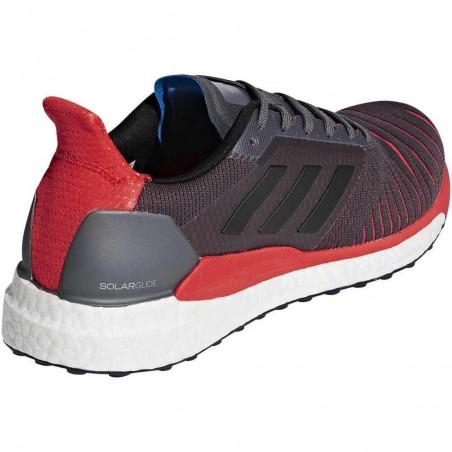 Adidas Solar Glide AW18 Grau Rot Herren Laufschuhe