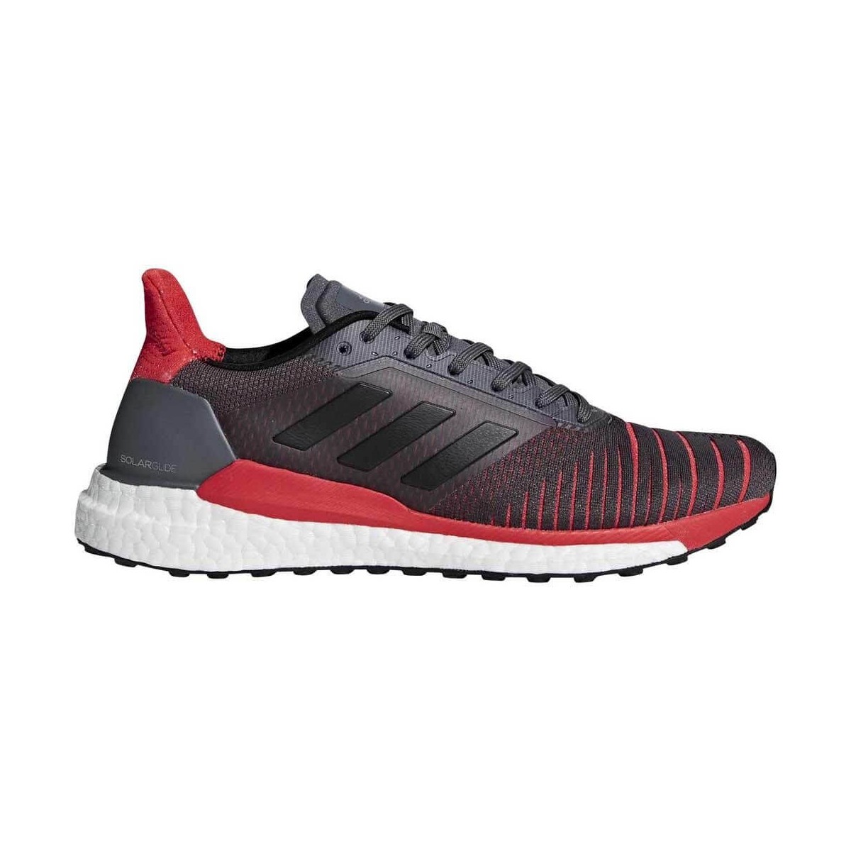Adidas Solar Glide AW18 Grau Rot Herren Laufschuhe