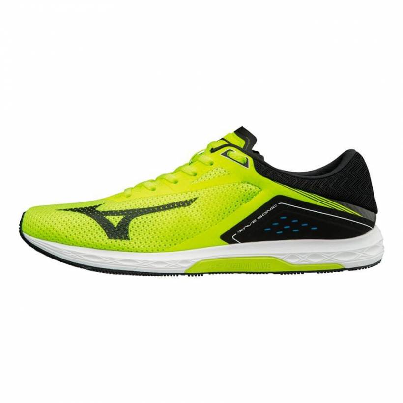 Chaussures Homme Mizuno Wave Sonic AW18 Jaune et Noir