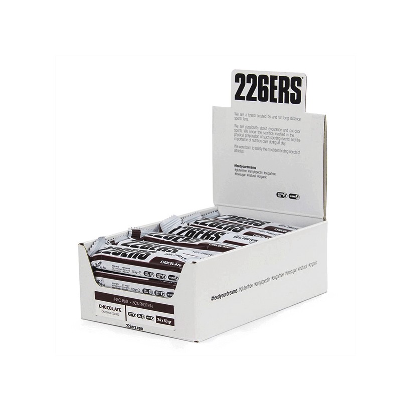 Box 24 Bars 226ers Neo Bar 50% Protein Chocolate 24 x 50gr