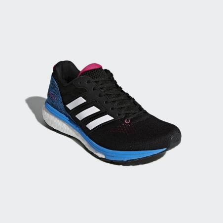 Tenis feminino Adidas Boston 7 preto branco magenta AW18