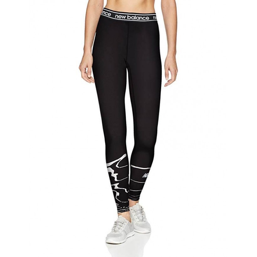 New Balance Accelerate Tight Black and White Women's Leggings AW18