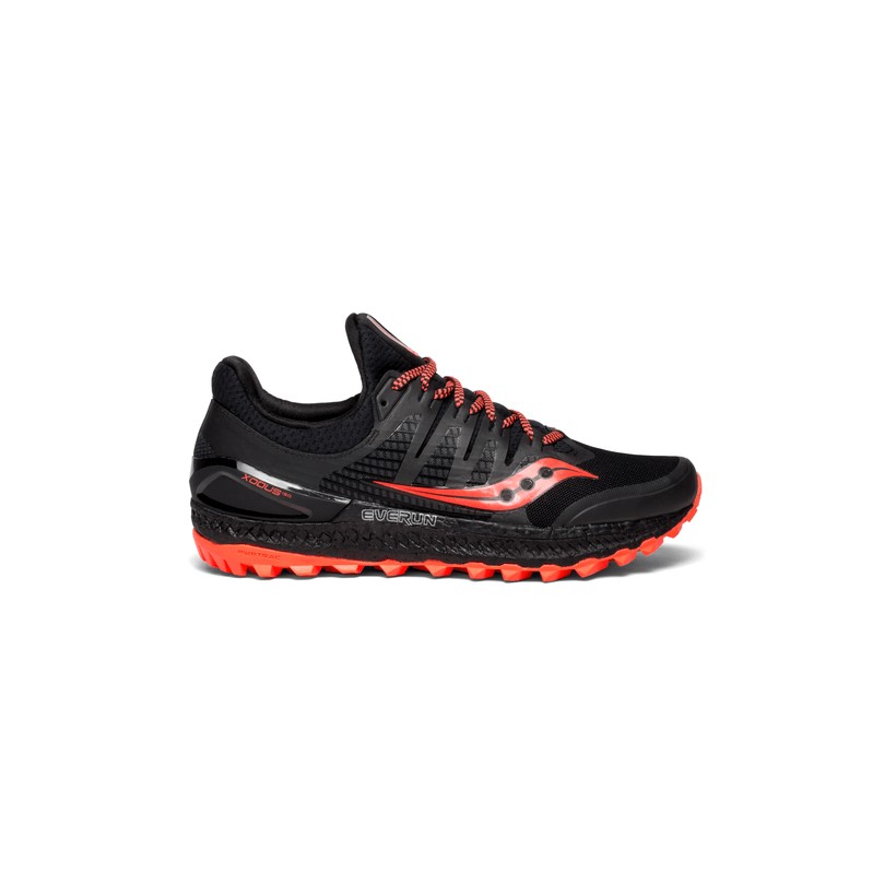 Saucony Xodus ISO 3 Running Shoes Black / Red AW18