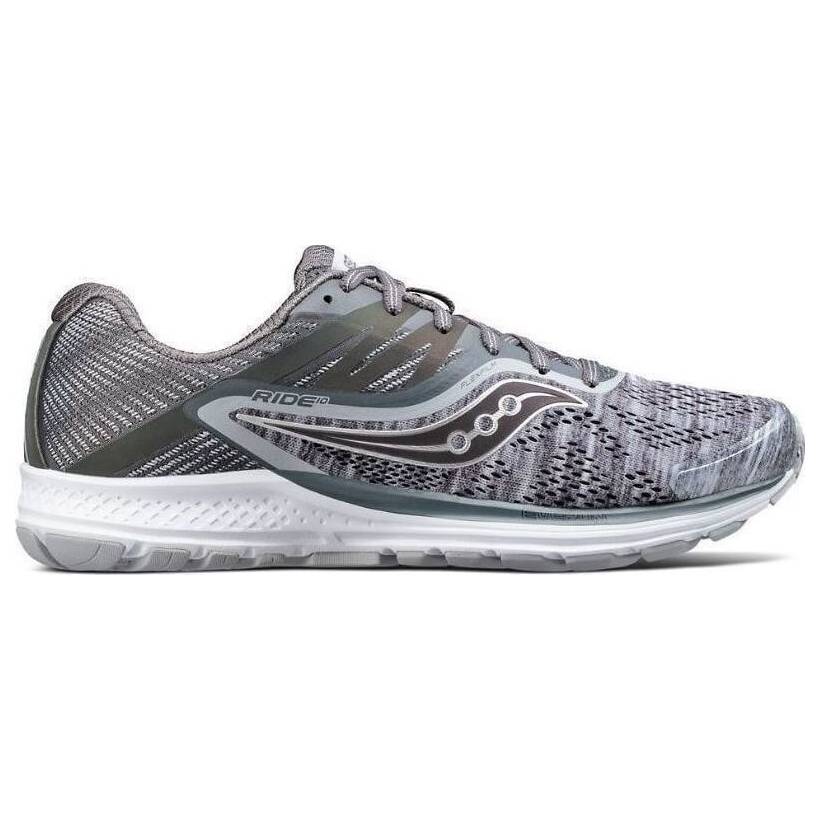 Saucony ride on sale 10 gris
