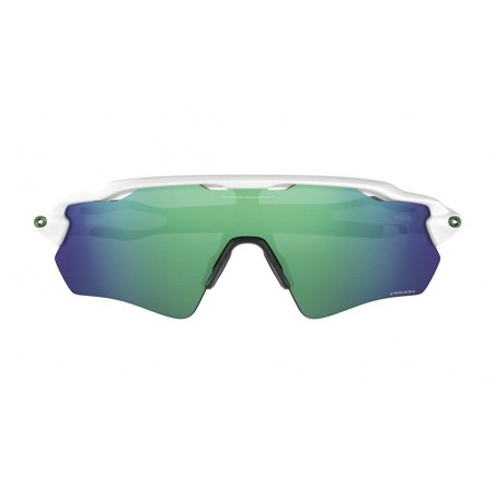 Oakley RADAR EV PATH Running Glasses Prizm Team Colors Polished White Prizm Jade Iridium